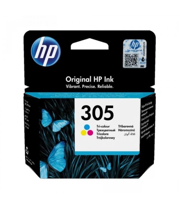 HP 305 Tri-color Original Ink Cartridge